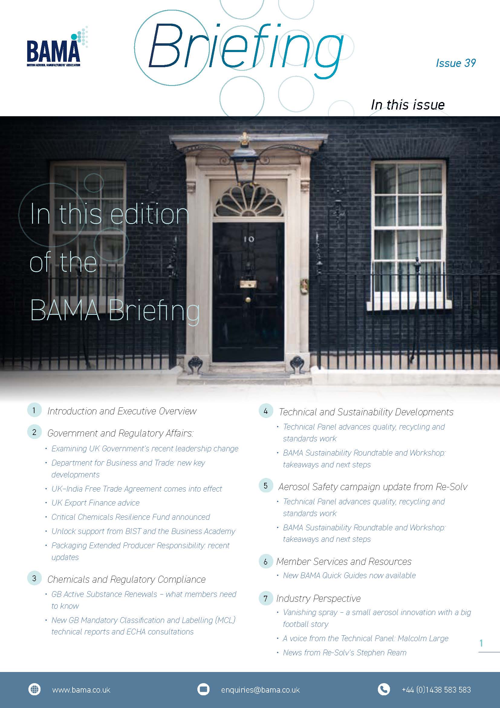 BAMA Briefing Issue 39